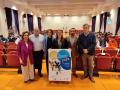 La delegada de  Desarrollo Tecnológico, Transformación Digital y Juventud de la Diputación de Córdoba, Sara Alguacil (tercera por la dcha.), en la inauguración de la IX Jornada de Empleo y Formación en las Instituciones de la Unión Europea
