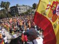 Imagen de Santa Cruz de Tenerife durante la manifestación por la igualdad.
