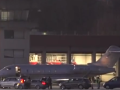 Avión en el que don Juan Carlos ha aterrizado en el aeropuerto de Vigo