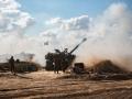 Tanques militares israelíes en la Franja de Gaza