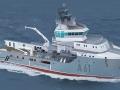 Imagen del nuevo buque de la Armada española, el Carnota