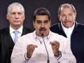 Nicolás Maduro, Díaz Canel y Daniel Ortega