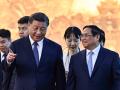 El presidente chino Xi Jinping y el primer ministro vietnamita Pham Minh Chinh