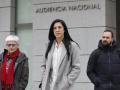Jenni Hermoso a la salida de la Audiencia Nacional tras declarar ante el juez