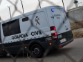 Un furgón de la Guardia Civil, entrando en la cárcel valenciana de Picassent