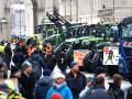 Protestas de los agricultores alemanes en Múnich, sur de Alemania