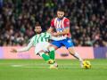 David López en un encuentro con el Girona