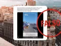 Falso vídeo en Madrid
