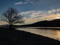 El embalse de Santilla, en Manzanares el Real, Madrid