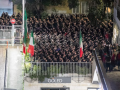 Saludo fascista en un evento político en Roma (Enero 2024)