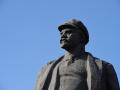 Estatua de Lenin en Donetsk, en la Ucrania ocupada por Rusia