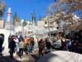 Edificio destruido en Damasco tras el ataque aéreo de Israel