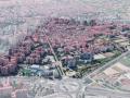 Recreación del proyecto de ampliación del barrio valenciano de Benimaclet