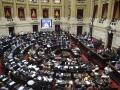 La Cámara de Diputados durante la sesión en el Congreso de hoy, en Buenos Aires