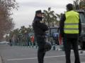 Manifestación de agricultores con tractores