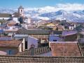 Imagen de la localidad de Otura (Granada) a los pies de Sierra Nevada