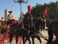La carroza histórica que se utiliza en la presentación de credenciales.