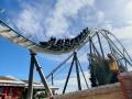 Una de las montañas rusas del parque PortAventura
