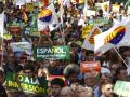 Manifestación en favor del uso del castellano en Cataluña