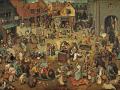 El combate entre don Carnaval y doña Cuaresma, obra de Pieter Brueghel el Viejo