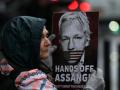 Seguidores de Julian Assange se manifiestan contra su extradición a EE.UU. fuera de una corte de Londres