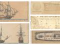 Algunos de los planos históricos de la Armada que sale a la luz pública
