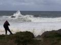 Alerta roja por fuerte viento y oleaje en todo el litoral gallego