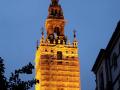 Obras en la cara norte de la Giralda