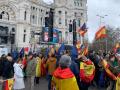 Multitudinaria manifestación en Cibeles en contra de Sánchez y la amnistía