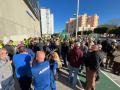 Trabajadores del metal manifestados a las puertas de los juzgados de Cádiz