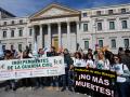 Manifestación en Madrid para pedir la equiparación salarial de los agentes de Policía Nacional y Guardia Civil con el resto de policías