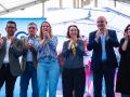 La presidenta de Baleares, Marga Prohens, y la dirigente del PP, Cuca Gamarra, en un acto en Ibiza
