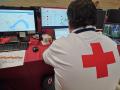 Puesto de control de Cruz Roja para la Semana Santa de Córdoba