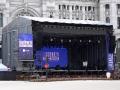 Escenario de la Fiesta de la Resurrección en Cibeles