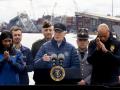 Biden visita el puente de Baltimore: "Sé lo que es perder un pedazo de tu alma al recibir una llamada"