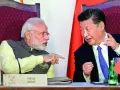 El primer ministro de India Modi y el presidente de China Xi Jinping