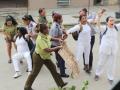 Momento de la detención de integrantes de las Damas de Blanco en Cuba (Archivo)