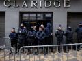 La policía belga bloqueó el acceso al recinto Claridge para evitar que se celebrara el eventp