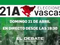 El Debate emite en directo un programa especial para seguir la noche electoral en el País Vasco