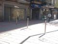 Bolardos colocados en Pontevedra por el Ayuntamiento