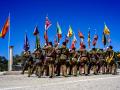 Homenaje a los caídos, en la Base del Cerro Muriano