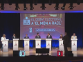 Los candidatos a la Generalitat, en el primer debate electoral.