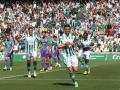 Albarrán celebra el gol del 1-0 frente al Málaga