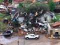 Casas destruidas por los tornados en Oklahoma