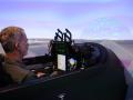 El Rey realiza un vuelo simulado en los nuevos Pilatus de la Academia General del Aire