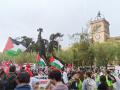 Manifestación a favor de Gaza