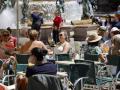 Una terraza en Valencia, la semana pasada