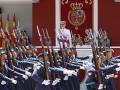 Los Reyes, en el Día de las Fuerzas Armadas de 2023, que se celebró en Granada