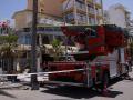 Trabajos después del derrumbe de la terraza de un restaurante de la Playa de Palma, este viernes. El accidente se produjo ayer, jueves y causó 4 muertos y 16 heridos. La zona está acordonada y vigilada por la Policía y prosiguen los trabajos por parte de los bomberos de Palma