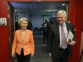 Ursula von der Leyen y Didier Reynders